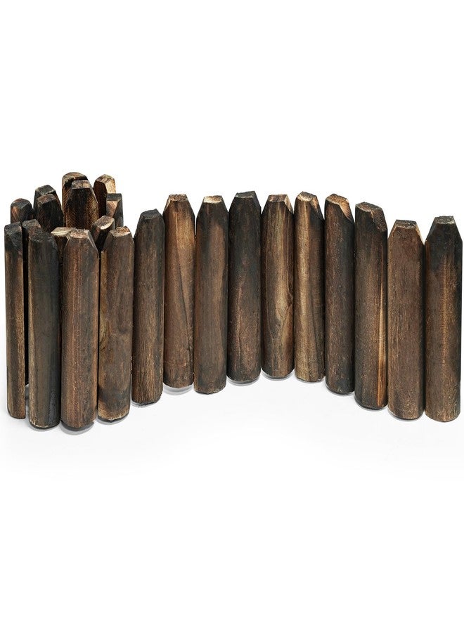 ciAmore 7.8 x 47inch Wood Landscape Border Edging for Garden fence border - Image 1