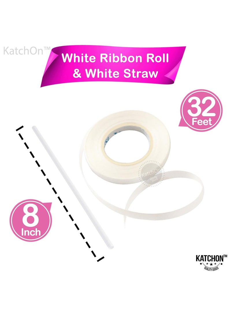 KATCHON Pink Number 8 Foil Balloon For 8th Birthday Decoration - Image 3