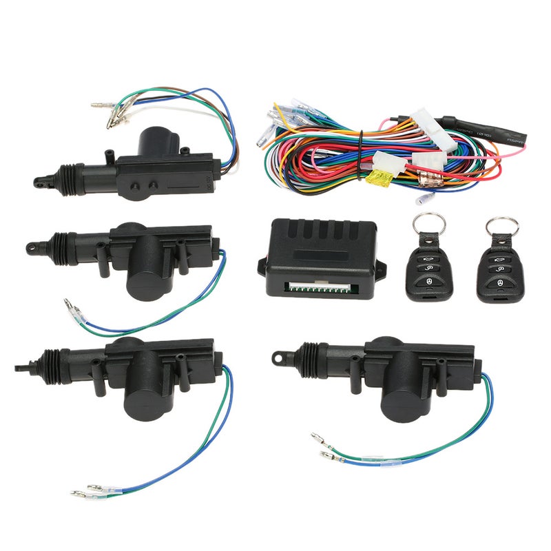 Universal Car Door Lock Keyless Entry System Remote Central Control Locking Kit with Trunk Release Button - Image 3