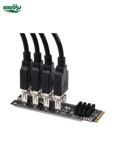 Waveshare 23316 M.2 to PCIe 4-Ch Expander, Using With PCIe X1 to PCIe X16