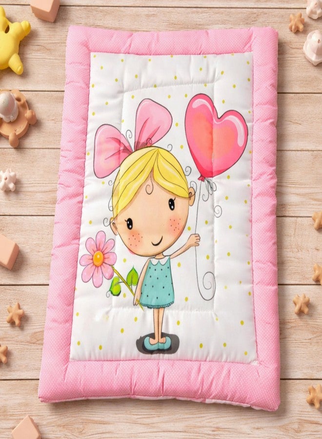 FRIDO Baby Godadi Pack of 3, Soft Cotton, Multicolor Cartoon Print, 20x30 Inch, Newborn Bedding Mat Set (FR_Godadi_1-2-3) - Image 2