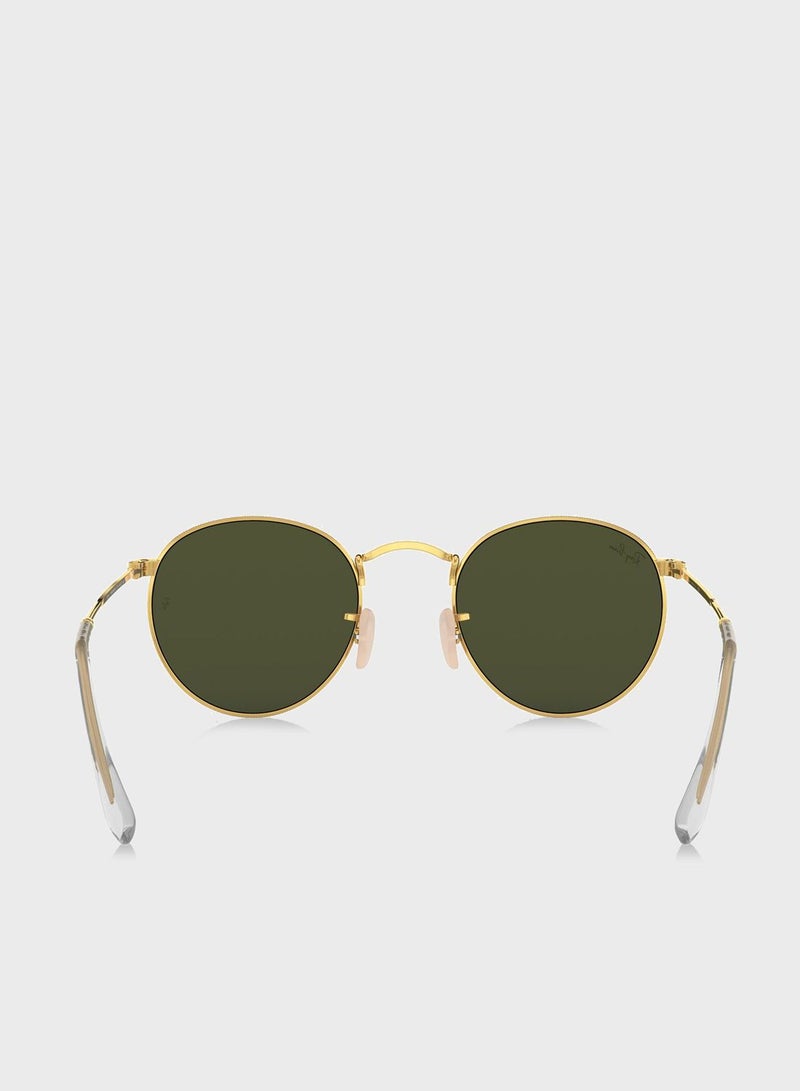 Ray-Ban 0Rb3447 Round Metal Sunglasses - Image 3