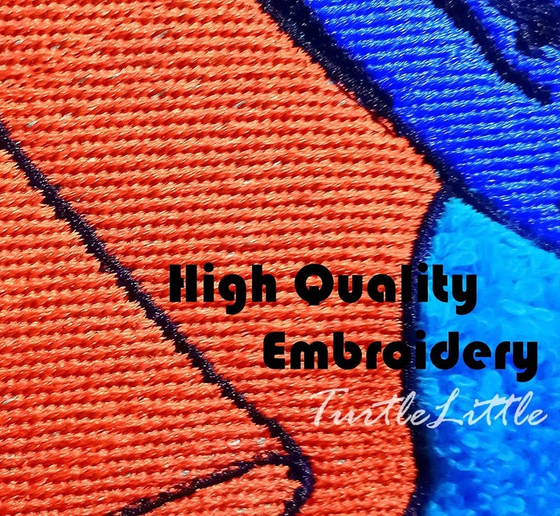 TurtleLittle Cotton Baby Shark Personalised Embroidered Kids Bath Towel 500 GSM Set of 1 White - Image 3