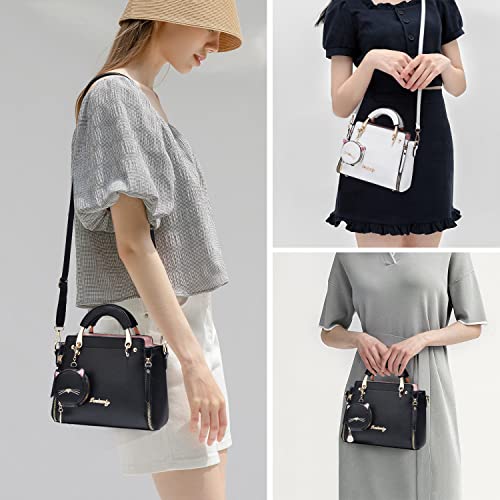 Xiaoyu Fashion Purses and Handbags for Women Ladies Crossbody Bags Top Handle Satchel Shoulder Bags Small Totes (Khaki) - Image 4