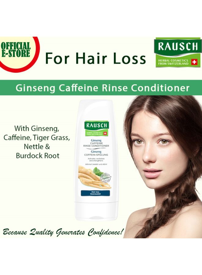 RAUSCH Ginseng Caffeine Rinse Conditioner 200ml - Image 3