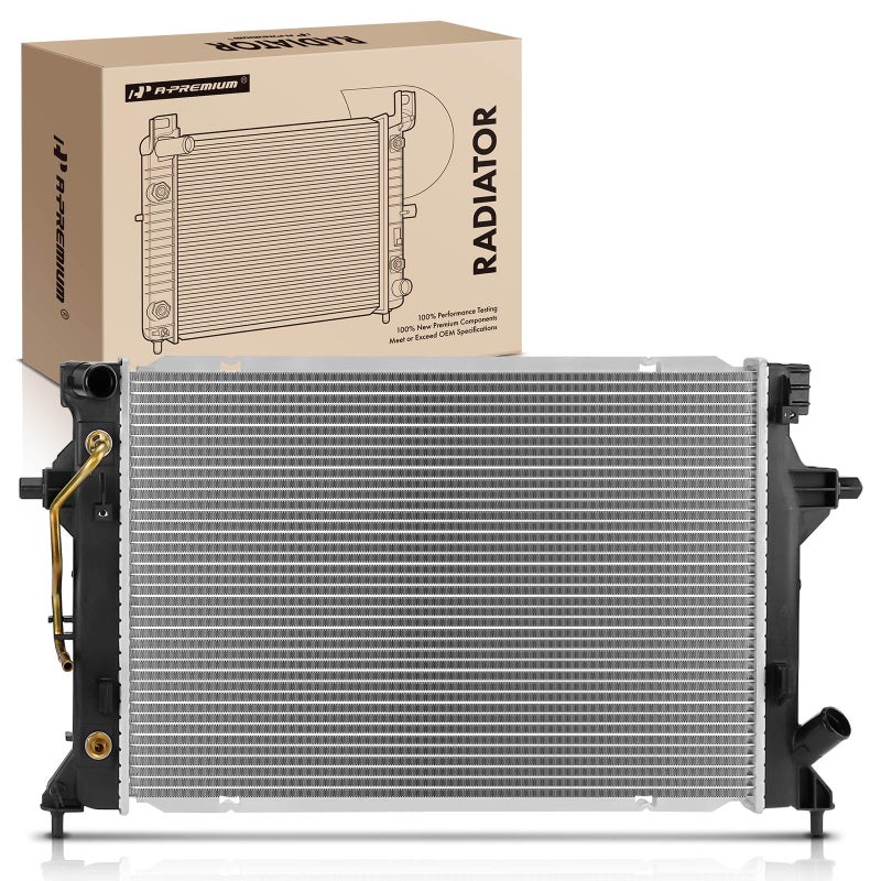 APremium Engine Coolant Radiator Assembly with Transmission Oil Cooler Compatible with Hyundai Elantra GT 2018 2019 2020 20L Automatic Transmission Replace 25310F2100