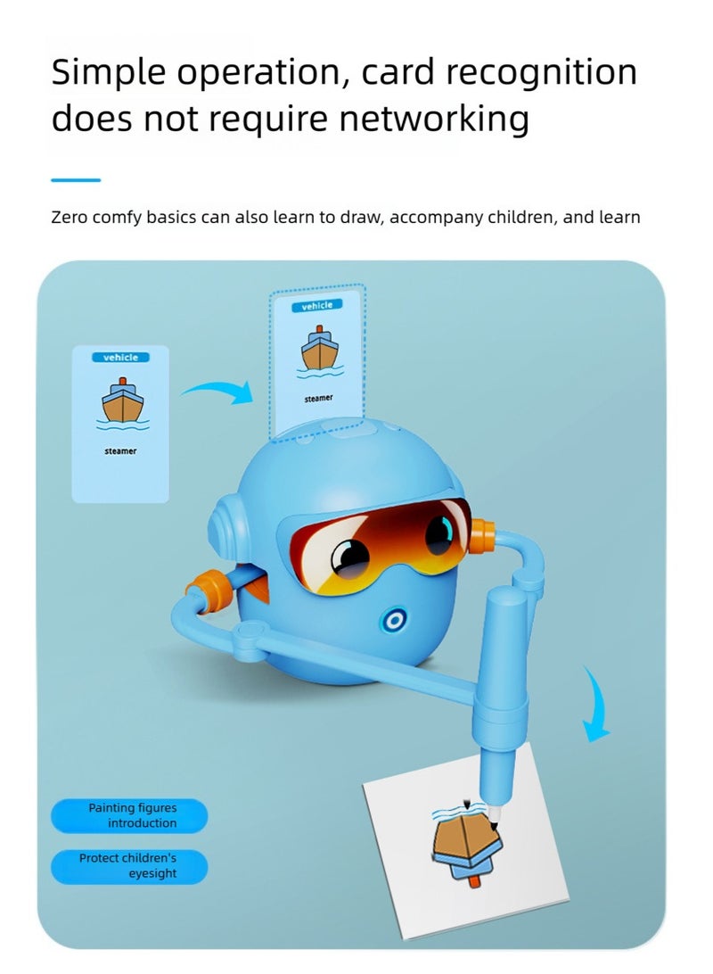 Intelligent Automatic Drawing Robot, Early Childhood Children's Drawing Teaching Machine, Birthday Gift Toy - Image 5