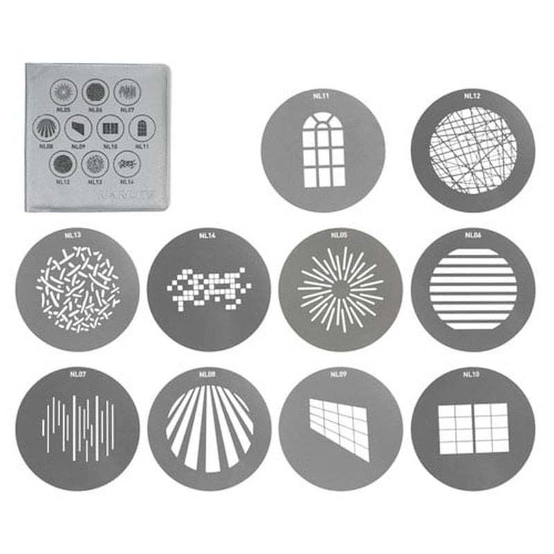 NANLITE FM Mount Projection Attachment GOBO Set 1 - Image 1