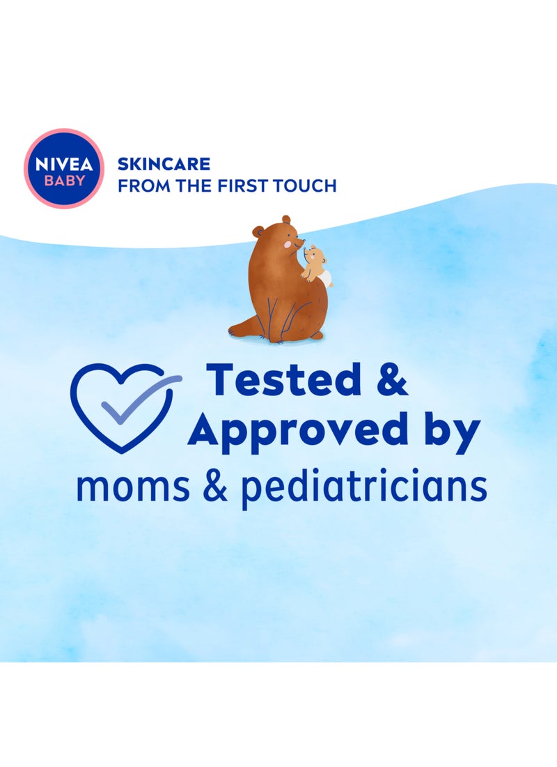 Nivea غسول وشامبو للأطفال من الرأس إلى القدم مع حليب اللوز والفيتامينات B5، C، E - Image 3