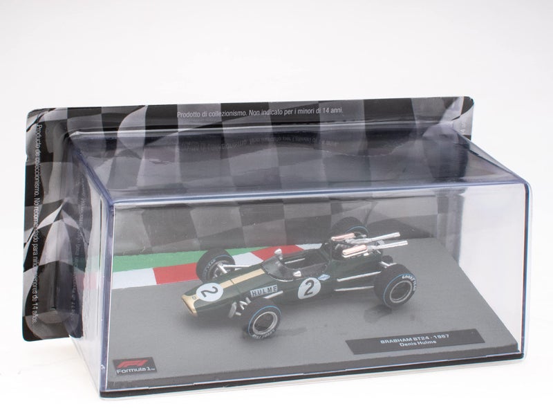 OPO 10 - Miniature car Formula 1 1/43 Compatible with BRABHAM BT24 - Denis Hulme - 1967 - F1 FD052 - Image 2