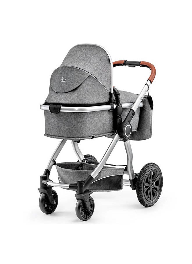 Kinderkraft 2-In-1 Veo Multipurpose Carriage - Grey  - Image 2