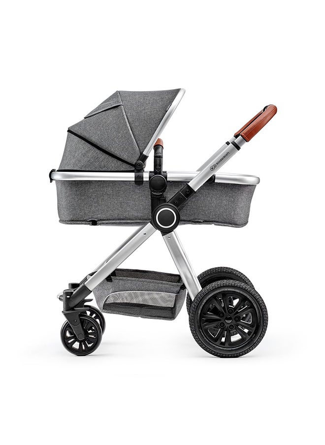 Kinderkraft 2-In-1 Veo Multipurpose Carriage - Grey  - Image 3