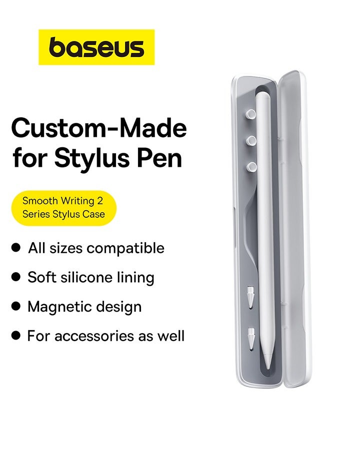 Baseus Baseus Smooth Writing 2 Series Stylus Case, Moon White  - Image 4