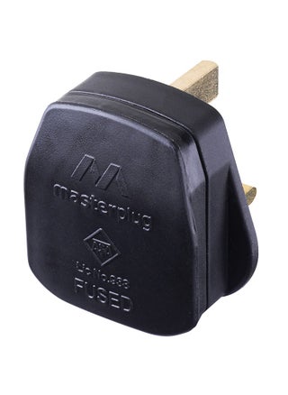 Masterplug PT13B-MP Rewireable Moulded Plug with 13 Amp Fuse, 50 x 48 x 43 mm, Black - pzsku/Z1D4F15837E6665B32C13Z/45/_/1709379121/29be1668-343b-4e1f-a464-d361638d1107