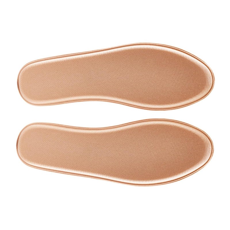 Beige Breathable Sports Shoe Insoles For Men And Women Shock Absorption Sweat Absorbing Soft Comfort Size 41 42 - Image 2