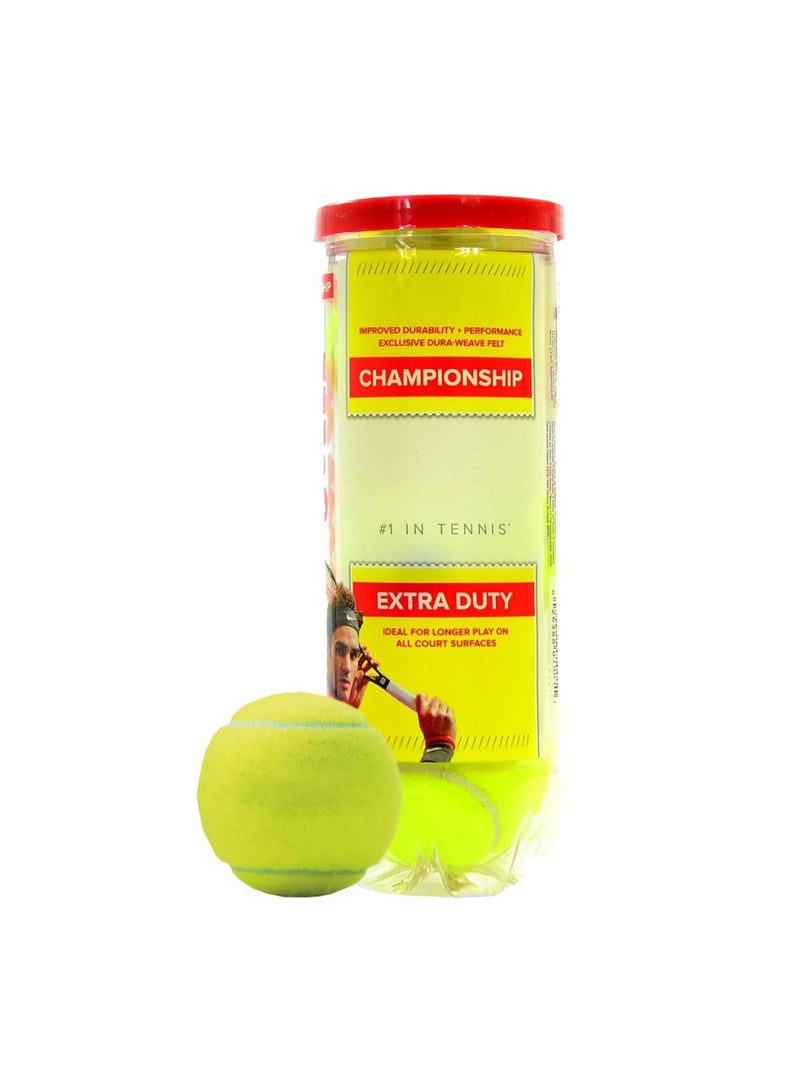 Generic Championship Tennis Balls-Extra Duty Felt Pressurized Tennis Balls 