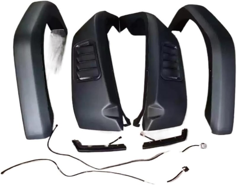 DEMULAX Car Wheel Eyebrow Protector Trim for Jeep Wrangler