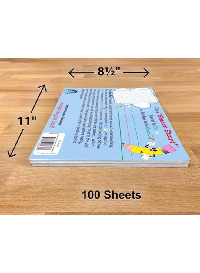 Teacher Created Resources Smart Start 1 2 Writing Paper 100 Sheets Tcr76531 White - Image 3