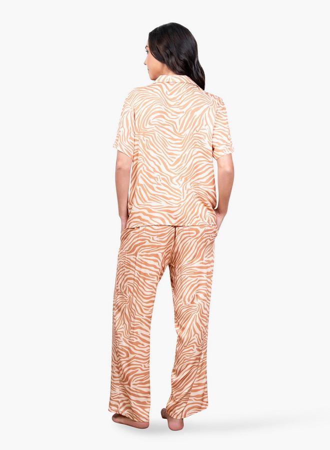 Aadaraya Animal Print Pyjama Set - Image 3