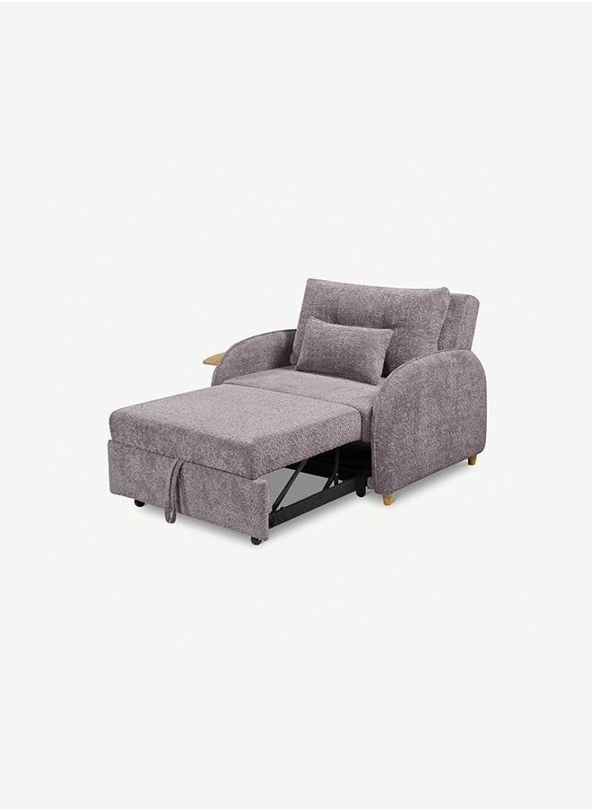 OC HOME - Caelan Mauve Single Seater Sofa Bed - Image 1