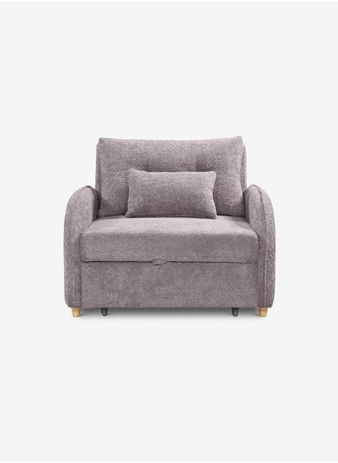 OC HOME - Caelan Mauve Single Seater Sofa Bed - Image 1