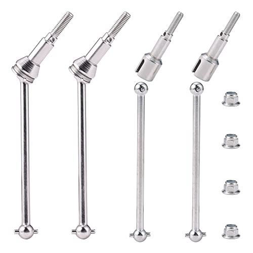 HAIBOXING RC Car Spare Parts Metal Front Universal Drive Shafts and Rear Drive Shafts Apply to 903 903A 90590205 90206 90207 - Image 1