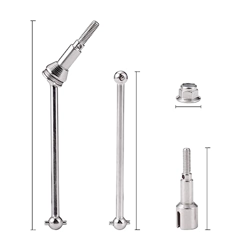 HAIBOXING RC Car Spare Parts Metal Front Universal Drive Shafts and Rear Drive Shafts Apply to 903 903A 90590205 90206 90207 - Image 5