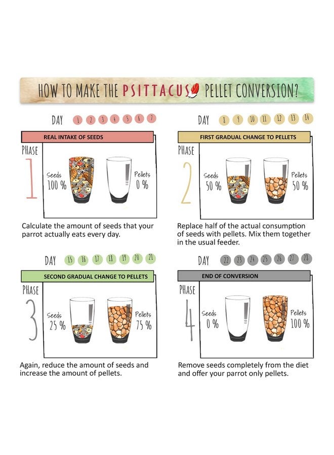 Psittacus Mini 6.6 lb | Complete Pellet Diet for Cockatiels, Conures and Cockatoos | Premium Food for Birds, 100% no-GMO - Image 3