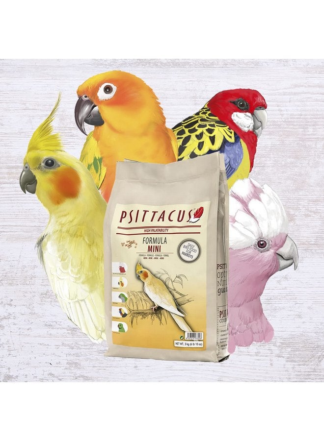 Psittacus Mini 6.6 lb | Complete Pellet Diet for Cockatiels, Conures and Cockatoos | Premium Food for Birds, 100% no-GMO - Image 4