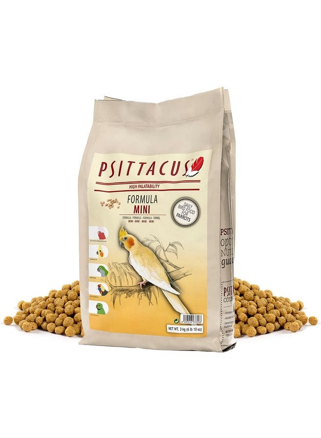 Psittacus Mini 6.6 lb | Complete Pellet Diet for Cockatiels, Conures and Cockatoos | Premium Food for Birds, 100% no-GMO - Image 1