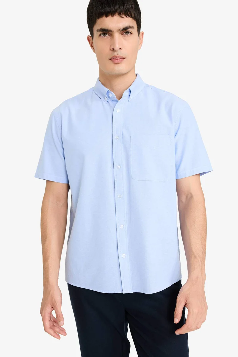 Defacto  Basic Long Sleeves Cotton Shirt for Men | Best Price UAE