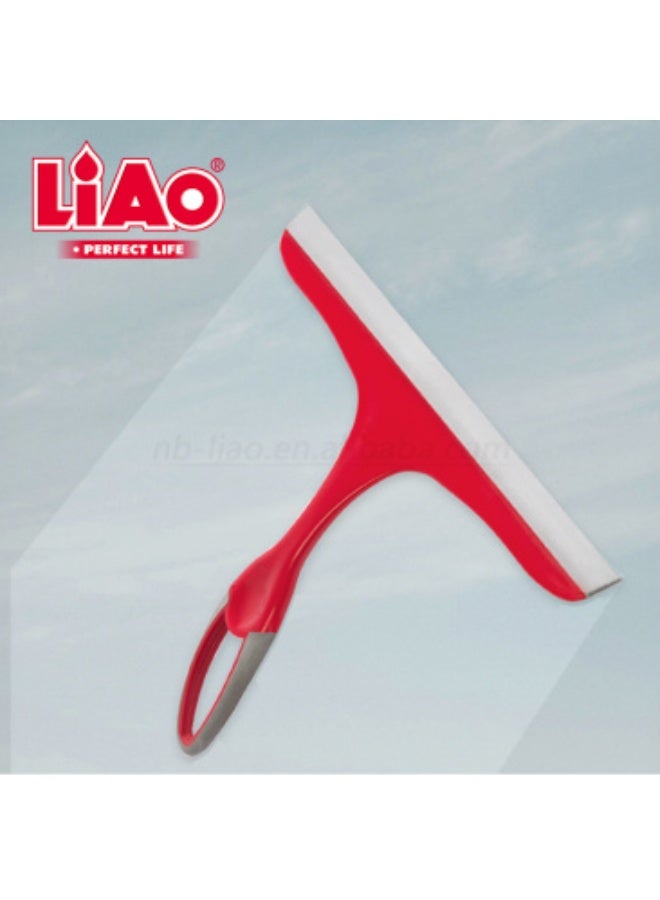 Liao مجموعة ممسحة متعددة الاستخدامات LIAO B130015 - 25 سم ممسحة نوافذ يدوية مع شفرة مطاطية قوية، مقبض خفيف الوزن ومريح، مثالية للنوافذ، المرايا، الزجاج، البلاط، والأسطح المنزلية - Image 3