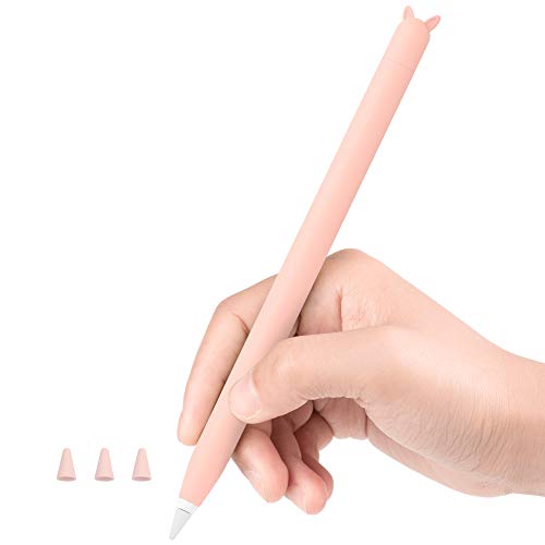ELETIUO Eleet Silicone Sleeve for Apple Pencil 1st Generation, iPad Pro 9.7 inch, Protective Case, Pink - Image 1