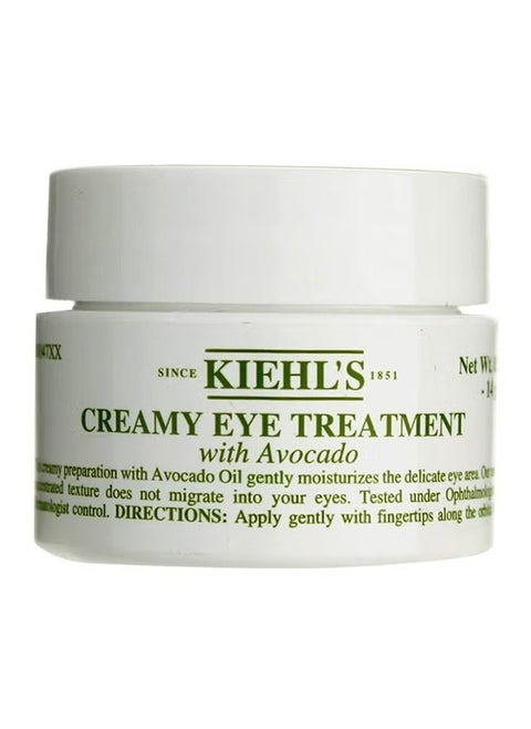 Creamy Eye Treatment with Avocado White 14grams, Hydrate Skin, Reduce The Look of Puffiness and Fine Lines, Unveil More Vigorous Looking Eye Area, Eye Cream