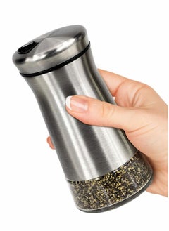 Y&D Seasoning Bottle Stainless Steel Glass Pepper, Salt and Sugar, Kitchen Container, Gorgeous Pepper Shaker With Adjustable Pour Holes - Perfect Dispenser for Our Salts  - Image 1