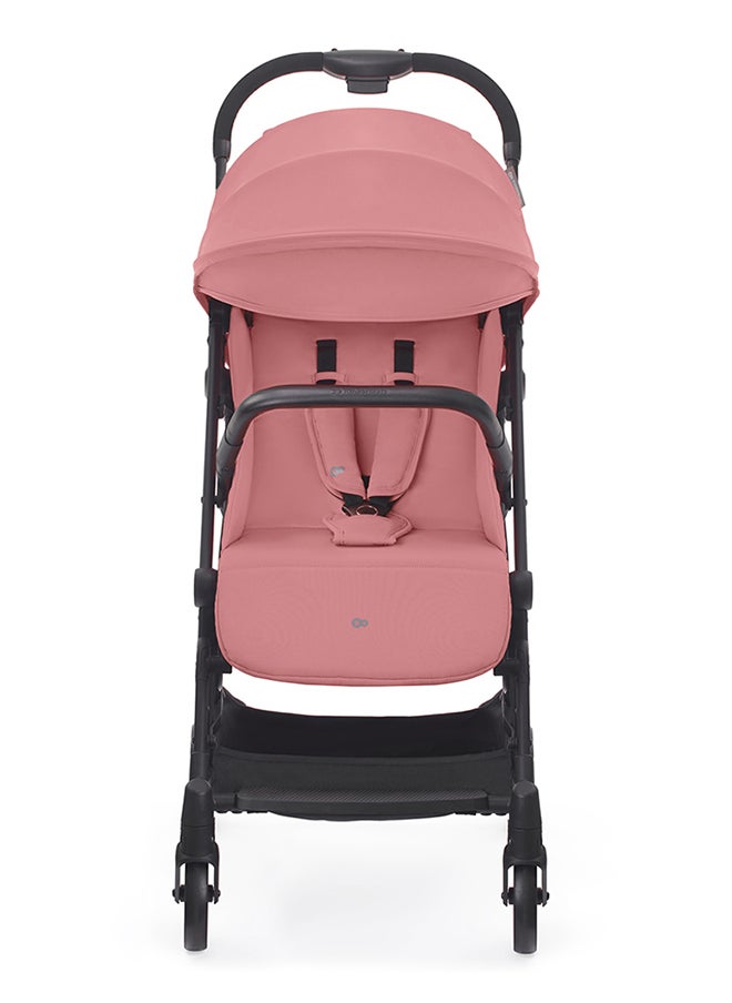 Kinderkraft - 2 in1 Indy2 Lightweight Stroller + Mink Car Seat - Dahlia Pink - Image 1