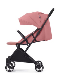 Kinderkraft 2 in1 Indy2 Lightweight Stroller + Mink Car Seat - Dahlia Pink  - Image 4