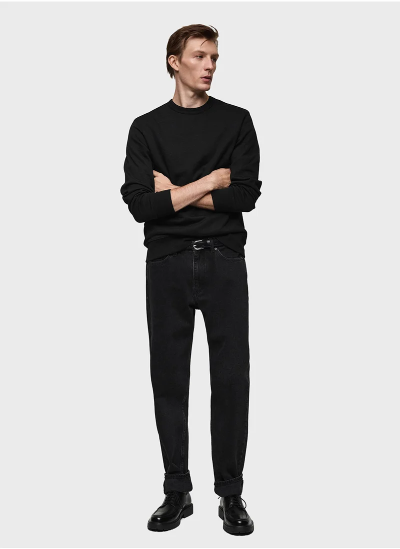 Mango Man Nola Essential Pullover Sweatshirt
