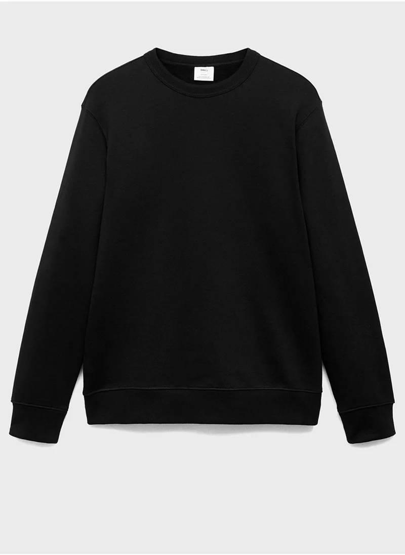 Mango Man Nola Essential Pullover Sweatshirt