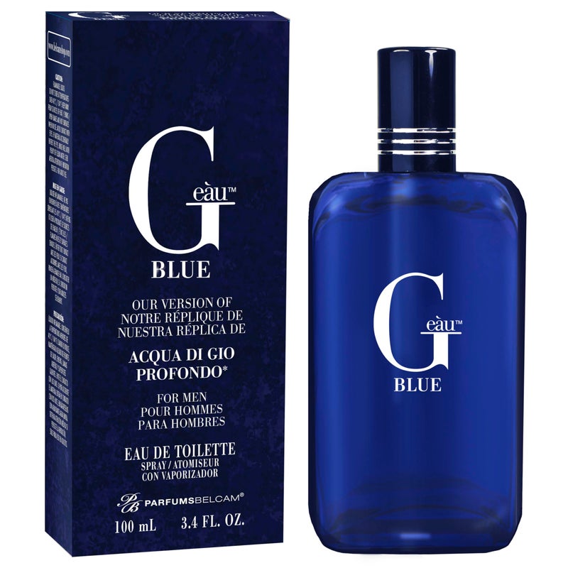 PB ParfumsBelcam G Eau Blue, Eau de Toilette Spray, Our version of a Designer. 3.4 Fl.Oz. - Image 1