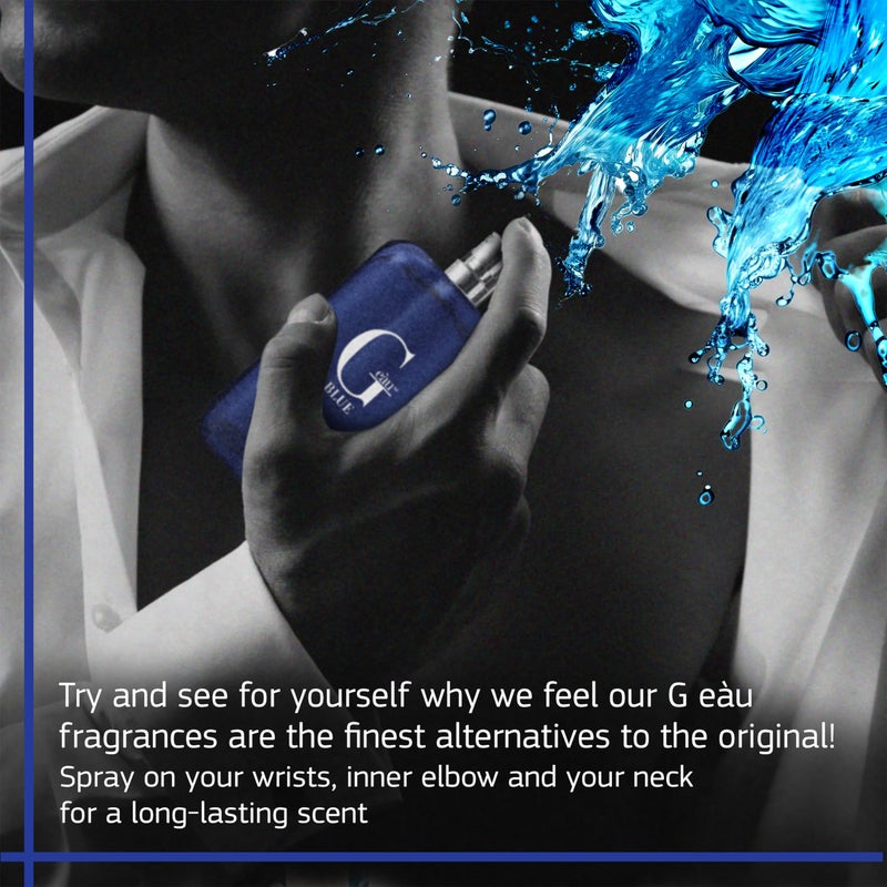 PB ParfumsBelcam G Eau Blue, Eau de Toilette Spray, Our version of a Designer. 3.4 Fl.Oz. - Image 4