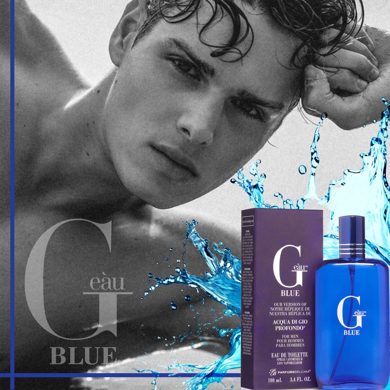PB ParfumsBelcam G Eau Blue, Eau de Toilette Spray, Our version of a Designer. 3.4 Fl.Oz. - Image 5