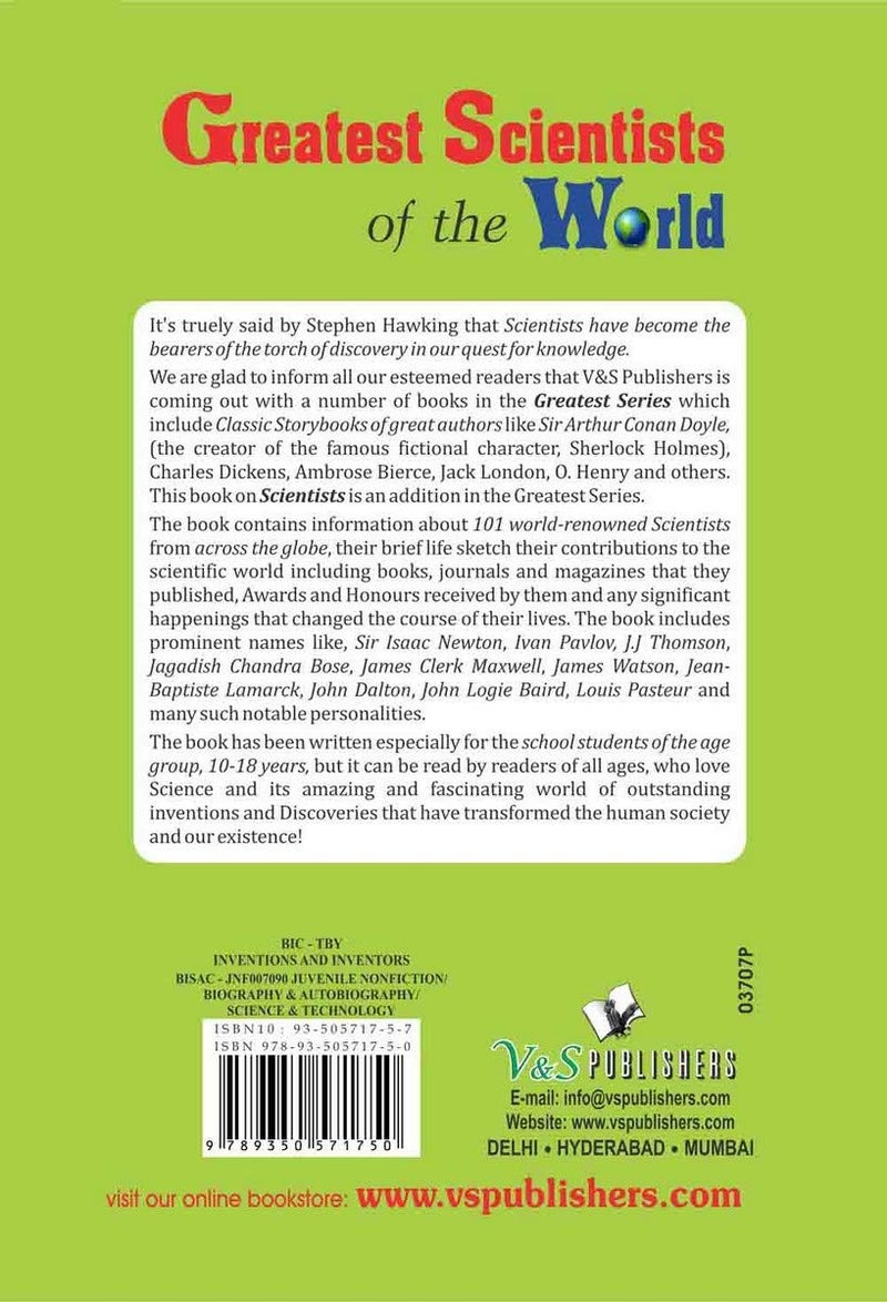 Greatest Scienctists of the World (English, P: Biography and Achievements of 101 World-Renowned Scientists  - Image 3
