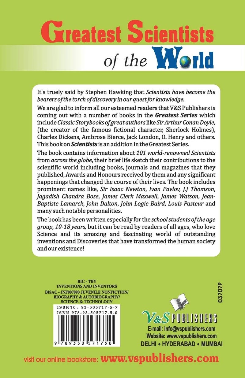 Greatest Scienctists of the World (English, P: Biography and Achievements of 101 World-Renowned Scientists  - Image 2
