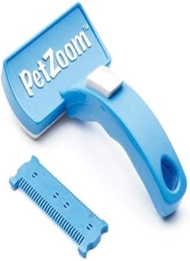 Petzoom PetZoom Cats and Dogs Grooming Supply Pet Brushes and Combs in Blue 