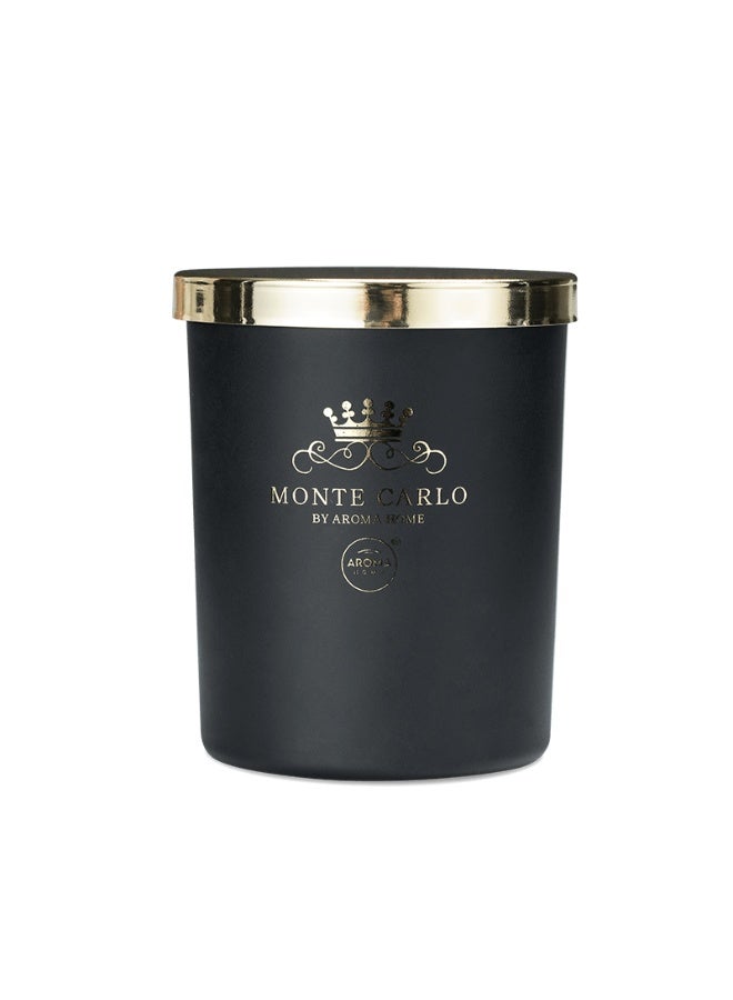 Aroma Home Monte Carlo Luxury Scented Soy Candle,100% Natural Wax, Royal Dignity Fragrance