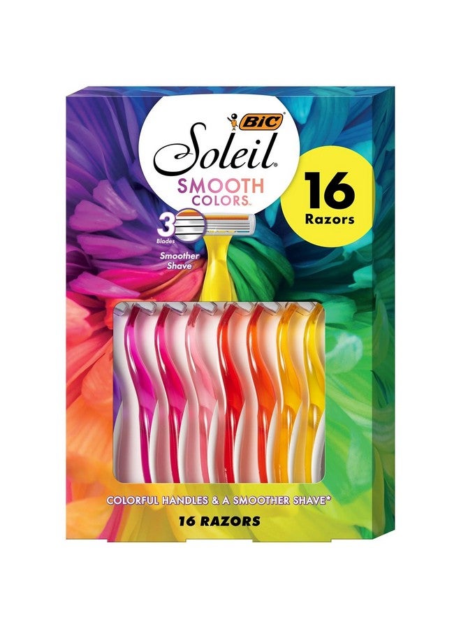 Bic Soleil Color Collection Women'S Razors (16 Count) - Image 1