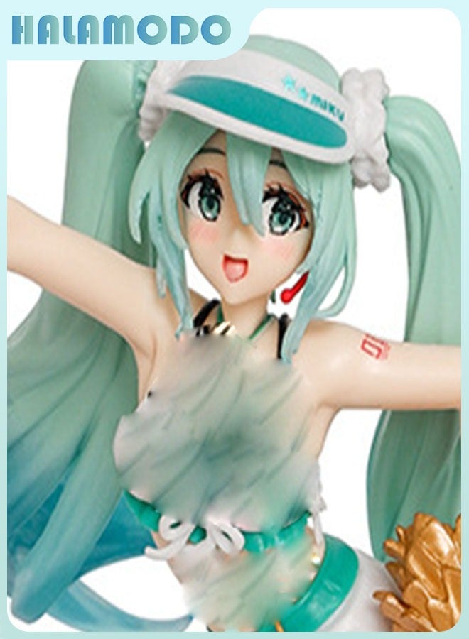 هالامودو في وقت مبكر من الربيع المشجع ميكي : ديكور سطح المكتب مع فتاة أنمي الساحرة المصنوعة يدويا نموذج فتاة - Image 1