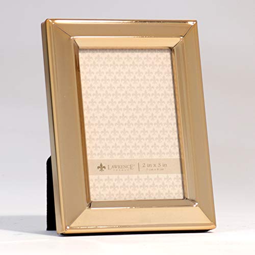 Lawrence Frames 2x3 Gold Metal Classic Bevel Picture Frame - Image 2