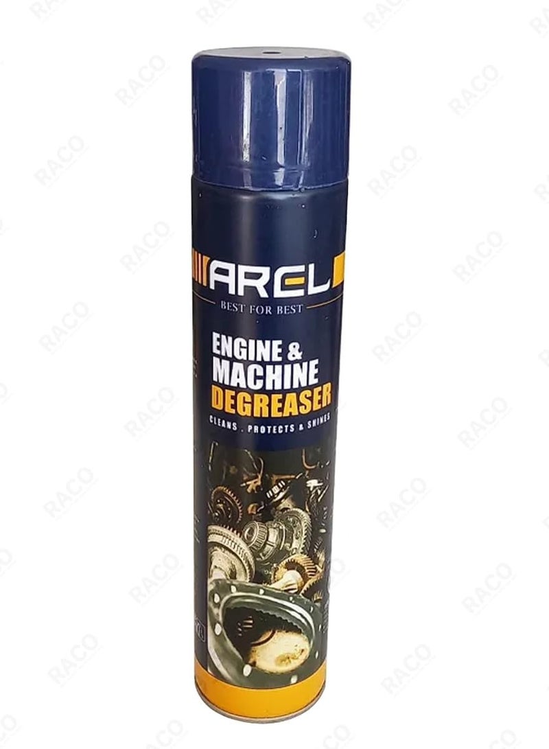 RACO Arel Engine & Machine Degreaser Spray, Heavy-Duty Formula for Powerful Oil, Grease, and Dirt Removal | Ideal for Cars, Trucks, Motorcycles, Industrial Machinery, and Tools, 700ml - Image 2
